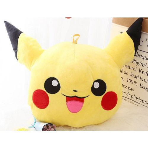 Túi Sưởi Ấm Lưng Hình Pikachu Đa Năng - Dùng Điện - Màu Vàng - Mẫu TSL36