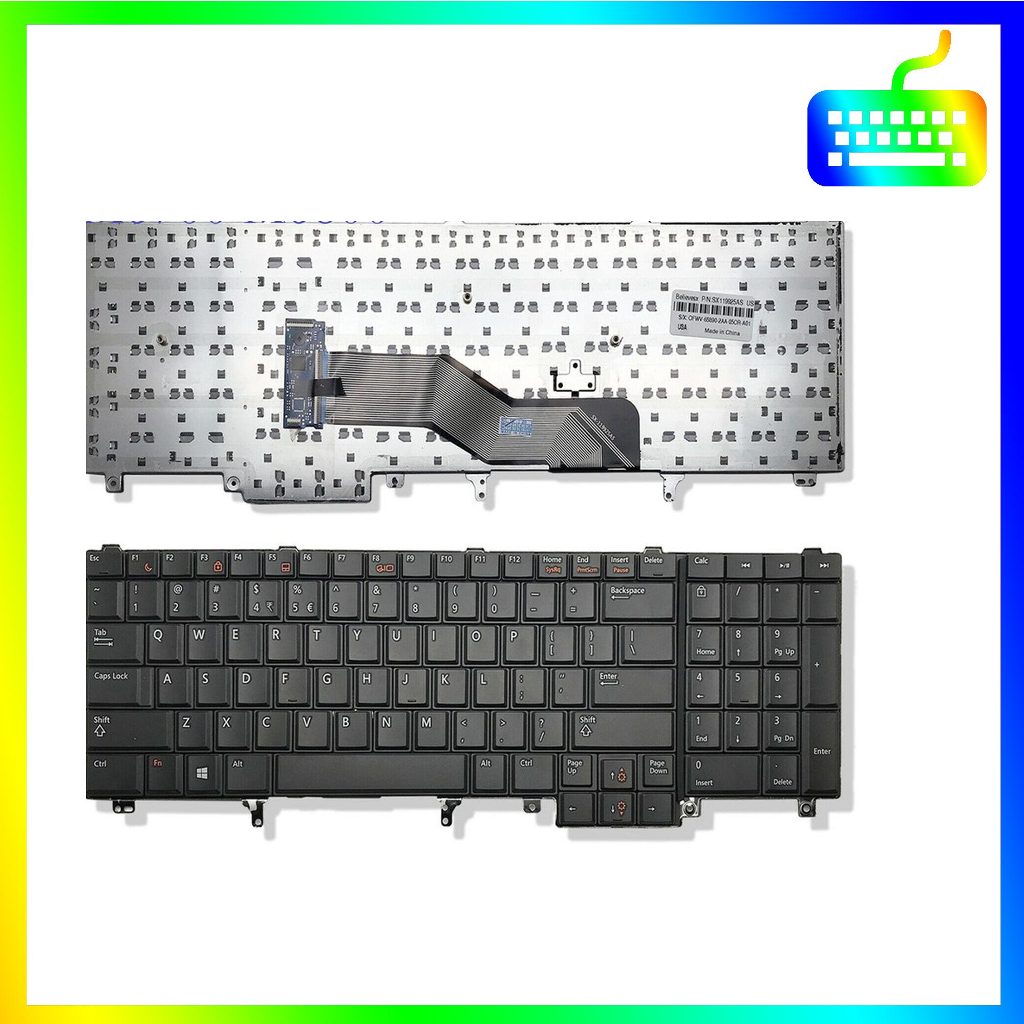 Bàn phím dành cho laptop Dell Precision M6600 M6700 M6800 Có Led - Hàng Nhập Khẩu - Sản phẩm mới 100%
