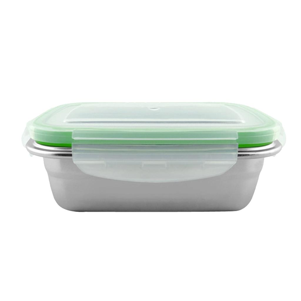 Stainless Steel Food Containers Food Preservation Lunch Box Leakproof 350ml