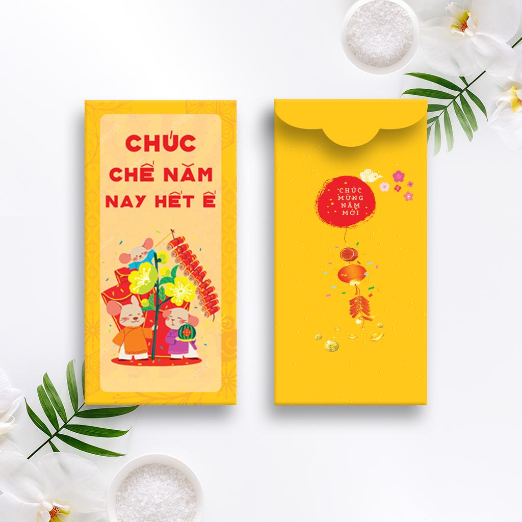 Bao Lì Xì - Bộ combo Chúc mừng năm mới - tết canh tý 2020