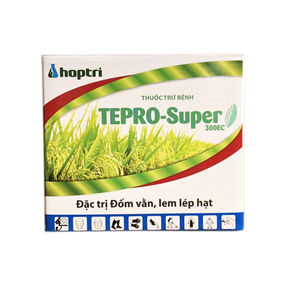 Tepro Super 300EC Thuốc trừ bệnh gây hại cây trồng – Đặc Trị Đốm Vằn, Lem lép hạt trên lúa (Cốc 10ml)