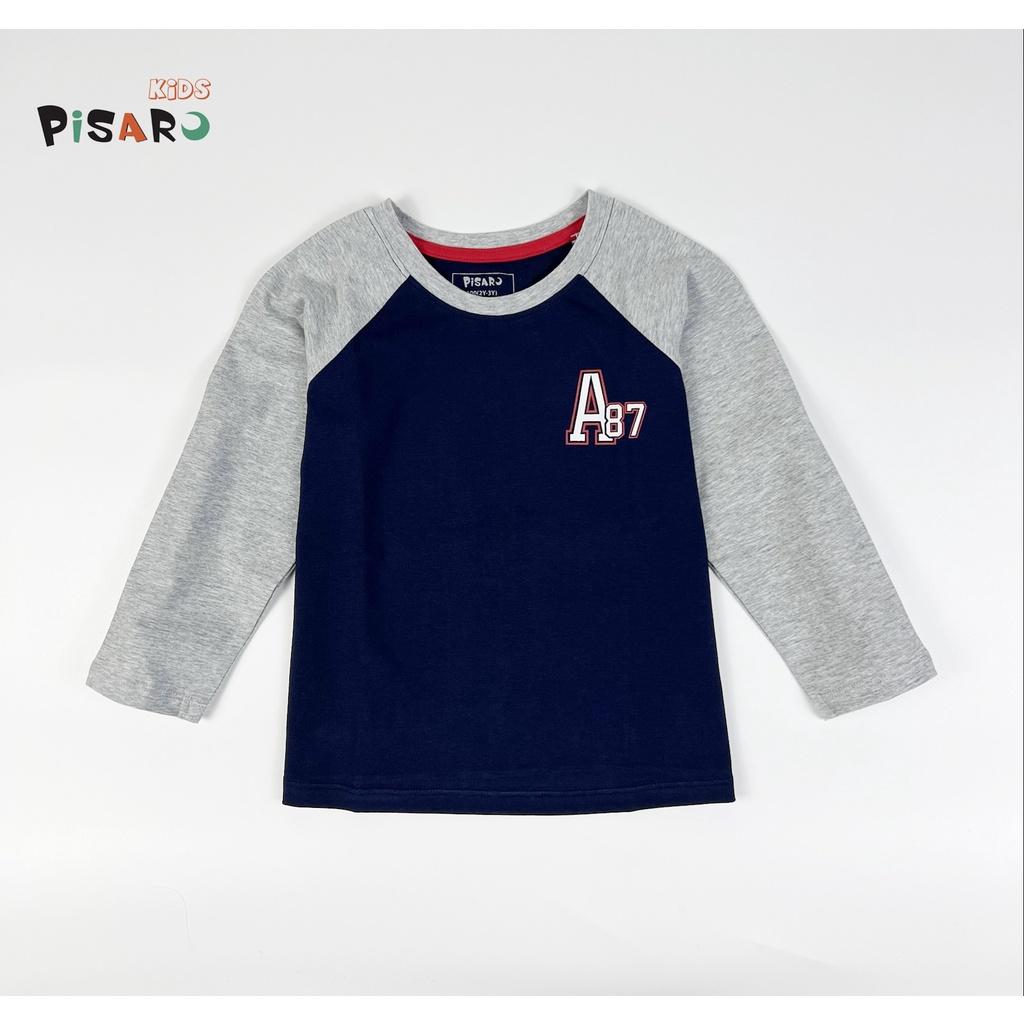Áo thun bé trai, bé gái PISAROKIDS chất vải Cotton cao cấp co giãn mềm mại