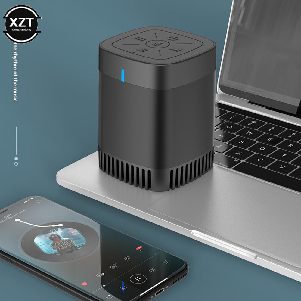 Loa tương thích Bluetooth không dây màu đen với thẻ điều khiển giọng nói nhân tạo thông minh AI