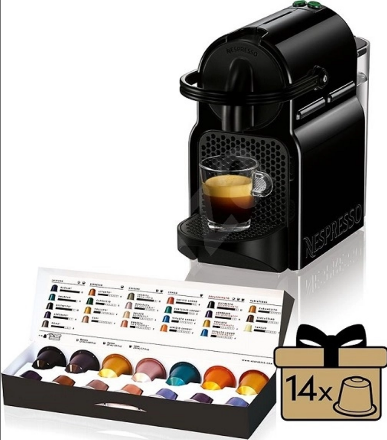 Máy Pha Cà Phê Viên Nén Nespresso Inissia, Máy Pha Cafe, Espresso, Capuccino, Máy Pha Cà Phê Gia Đình, Nhập Đức, Màu Ngẫu Nhiên