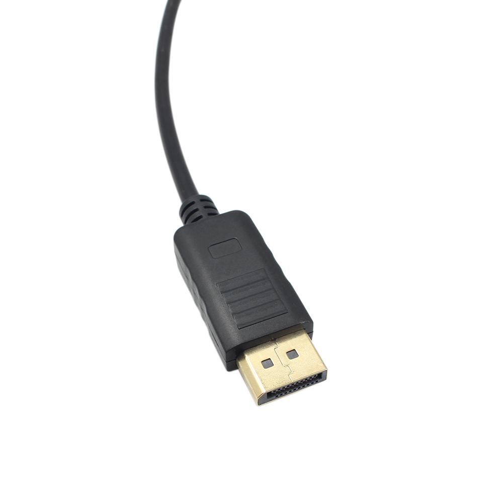 Bộ chuyển đổi cáp Cổng hiển thị nam 1.8M chuyển đổi video 1080P cho máy chiếu DTV TV Đầu phát