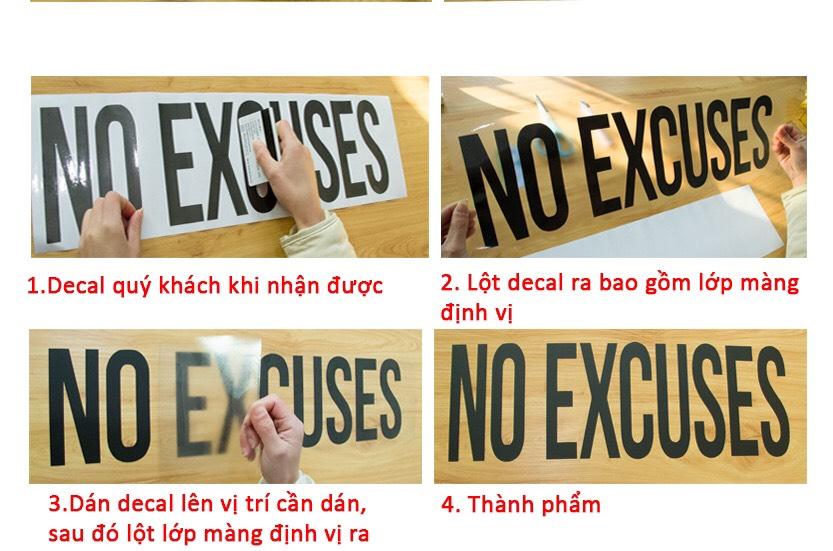 Decal dán tạo động lực trong phòng gym - G106