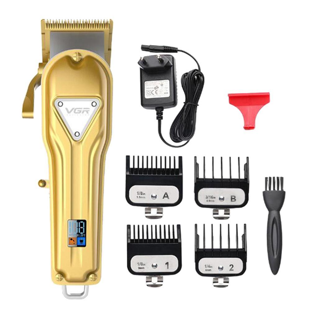 Men Electric LCD Hair Clipper Trimmer Haircut Machine Barber Home Shaver EU