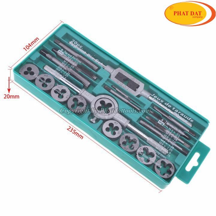 Bộ Taro ren 20 chi tiết M3-M12
