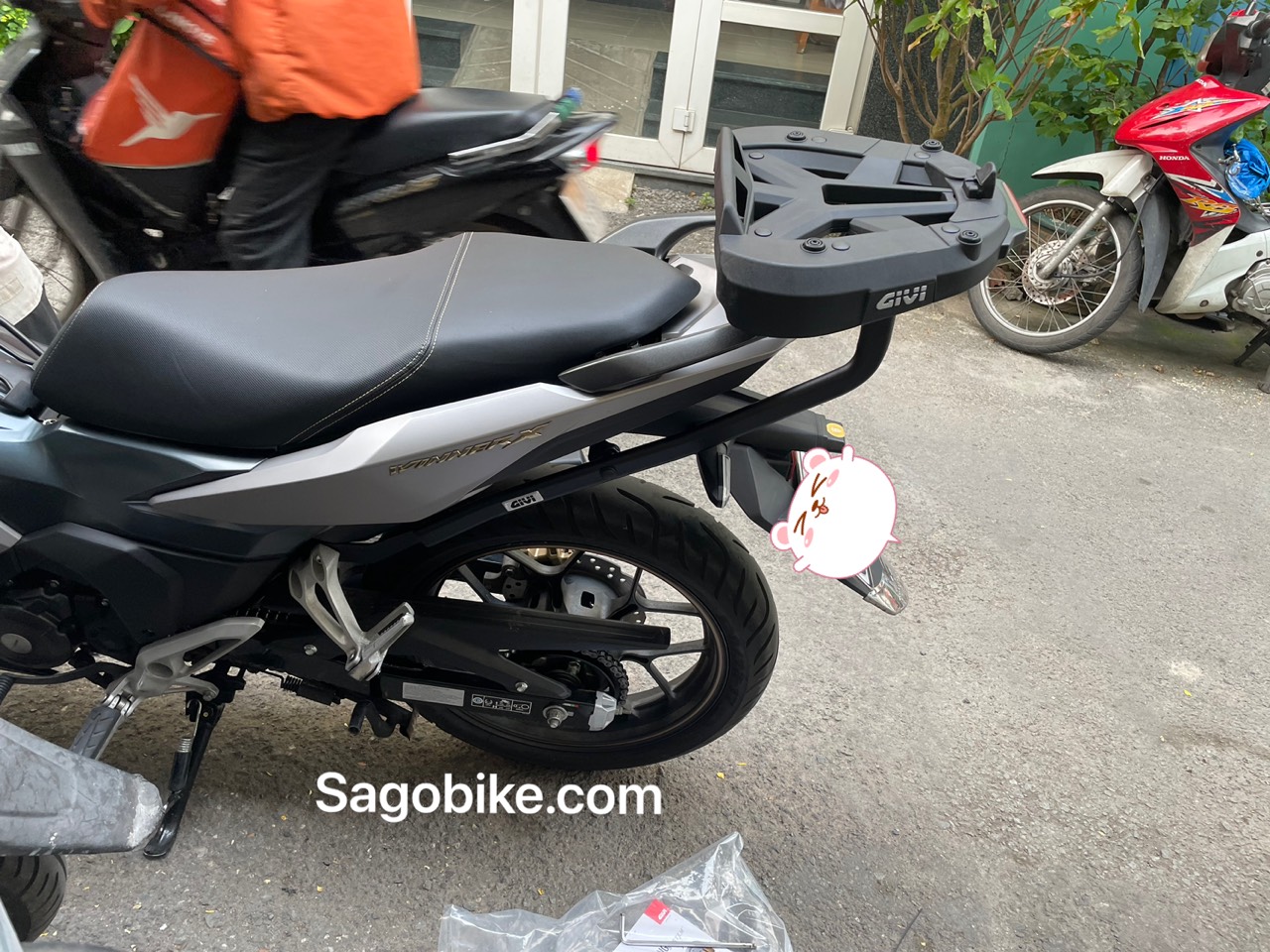 Baga HRX Winner X 2023, baga kèm đế M7MN-S có đèn stop