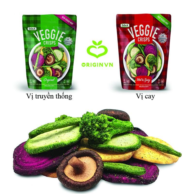 Rau củ sấy giòn vị truyền thống DJ&A 90g
