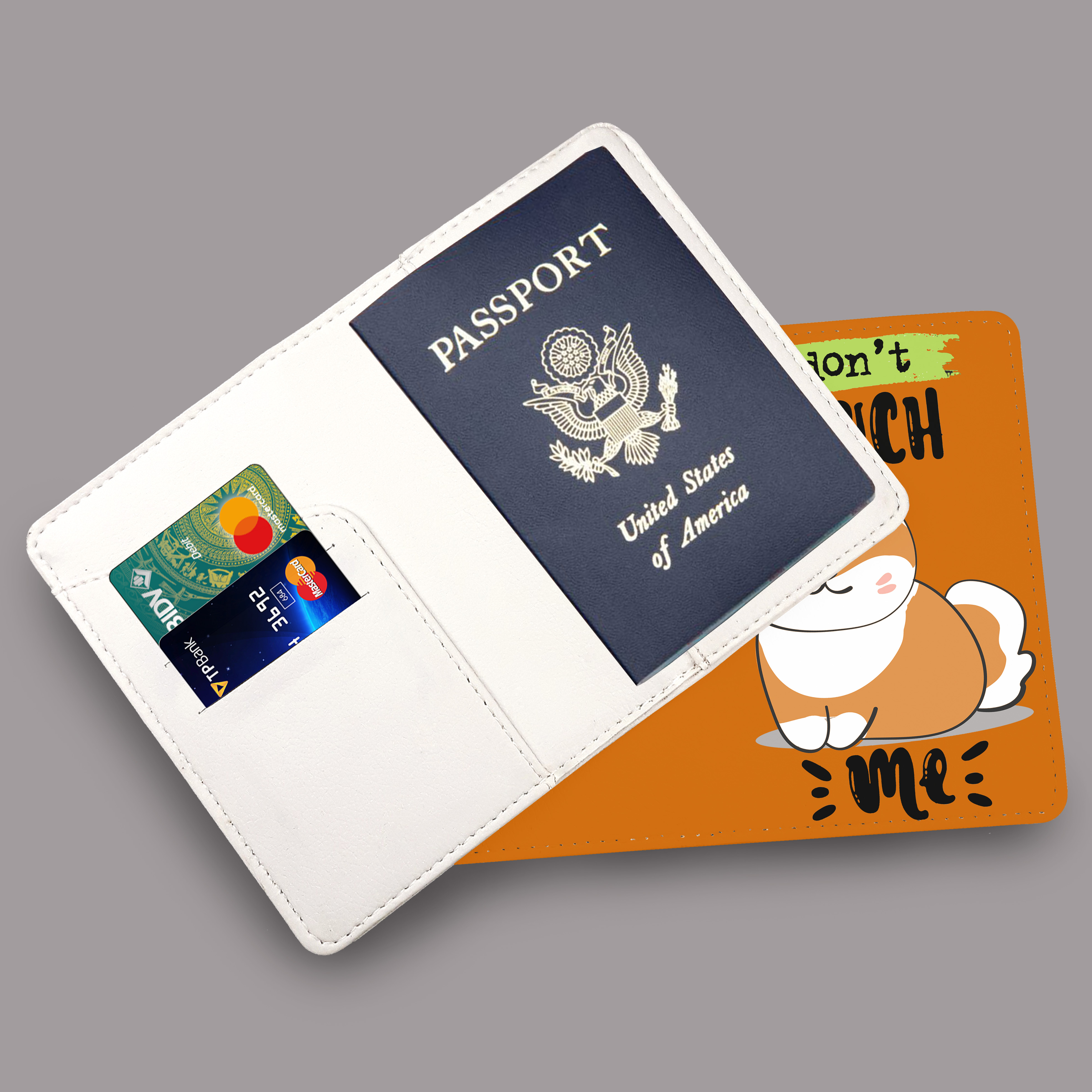 Ví Passport Du Lịch CHÓ SIBA INU - Bao Da Hộ Chiếu Cute - PPT051