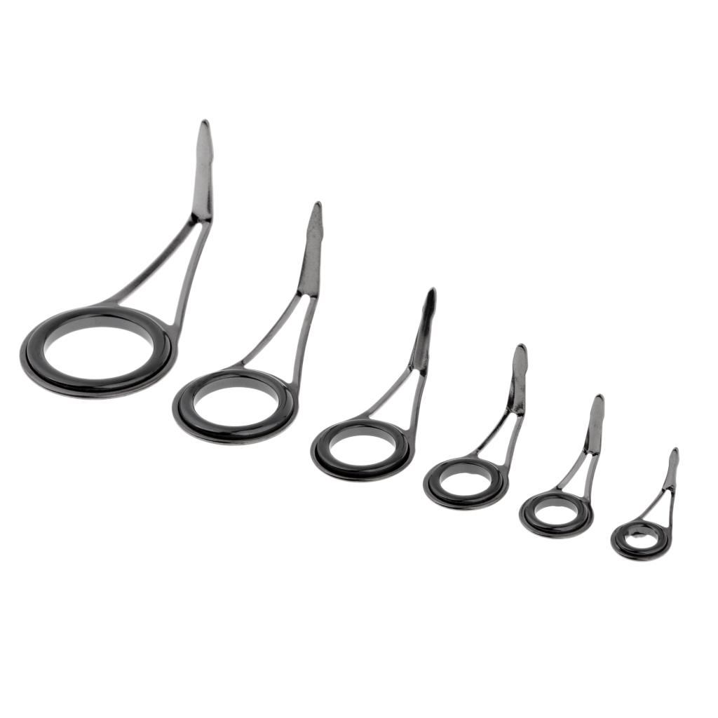 6 Chiếc Cần Câu Cá Hướng Dẫn Viên Đầu Bộ Dụ Cần Sửa Chữa Bộ DIY Vòng Mắt 6 Kích Cỡ