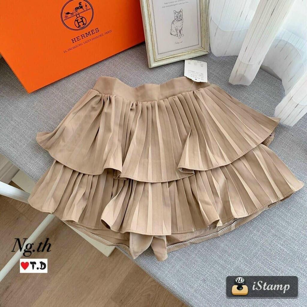 Chân váy xếp ly ngắn 4 màu siêu hot 9969 chân váy nữ
