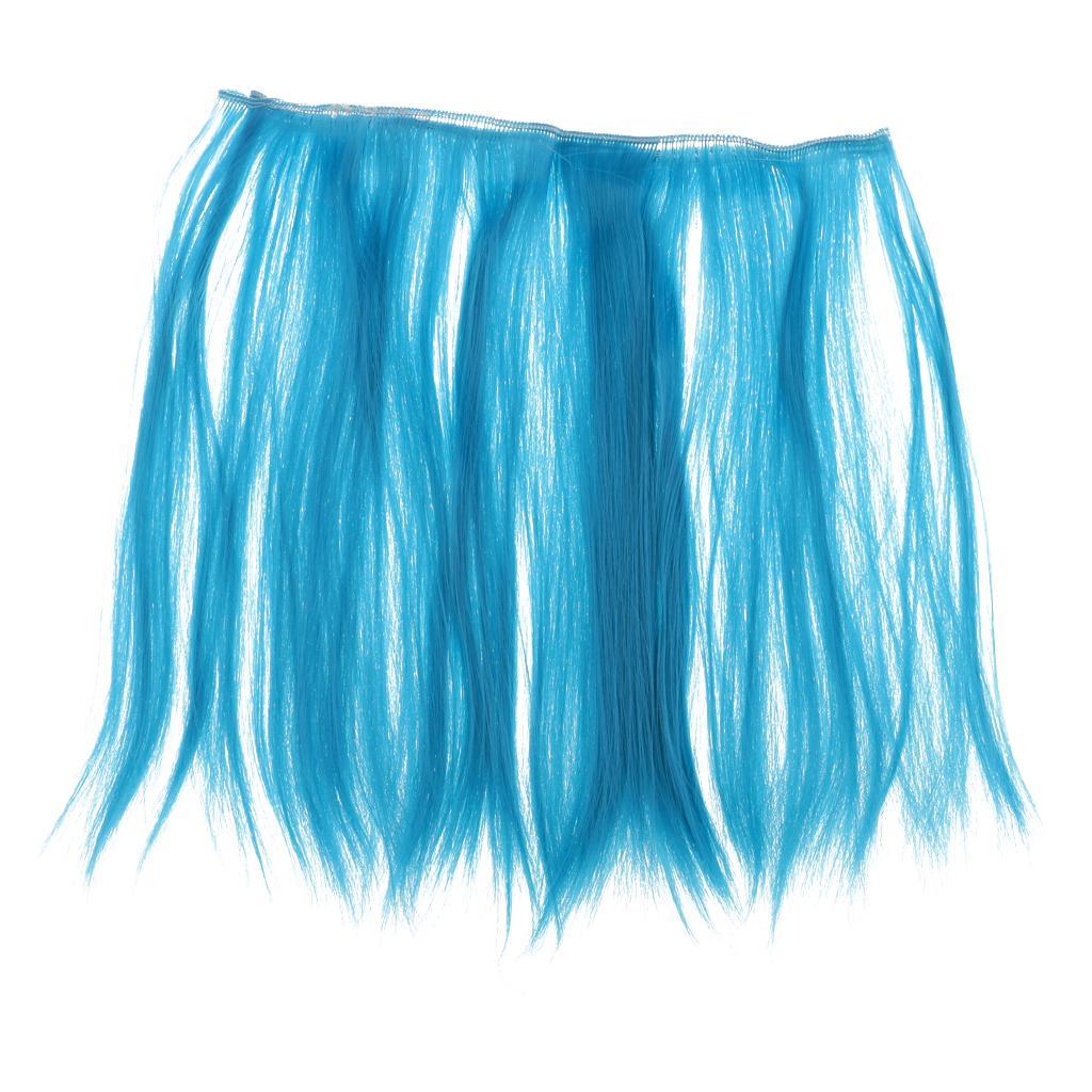 2 Pieces Doll DIY Hair Bulk Wigs For Doll Hairpiece Making