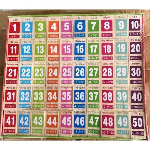 Đồ Chơi Gỗ Giáo Dục Sớm Domino Đồ Chơi Thông Minh Cho Bé Từ 2 Tuổi Giúp Bé Phát Triển Tư Duy Sáng Tạo - Đồ Chơi TINA