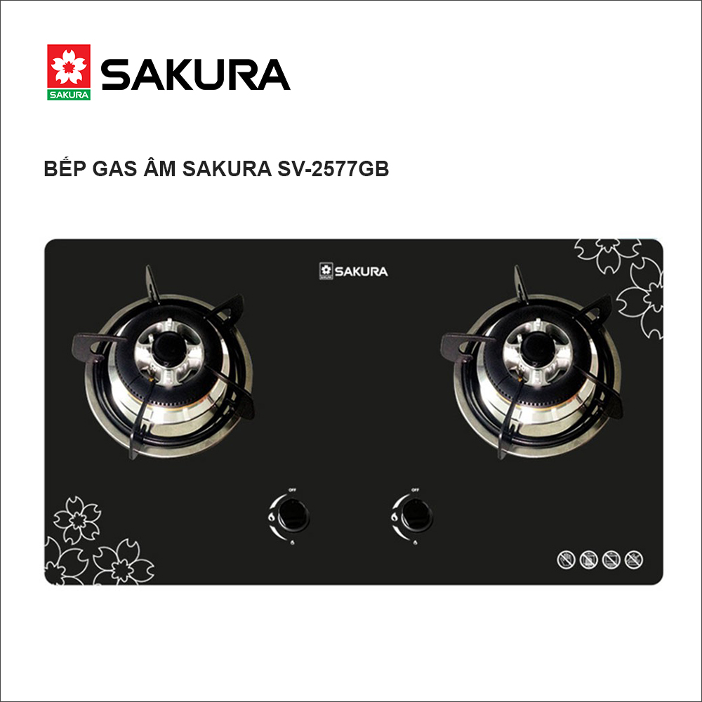 Bếp Gas Âm SAKURA SV-2577GB - Hàng Chính Hãng