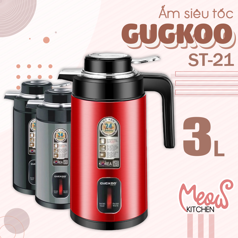 Ấm siêu tốc 3 lít kiêm thủy giữ nước nóng để bàn tiếp khách tiện dụng, chất liệu bằng hợp kim cao cấp siêu bền, lõi inox giữ nhiệt tốt, mẫu mới 2023