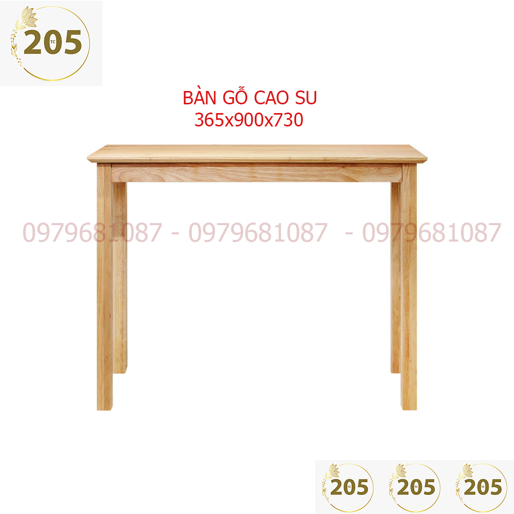 Bàn cabin gỗ cao su đa năng - Bàn gỗ cao cấp - Bàn làm việc