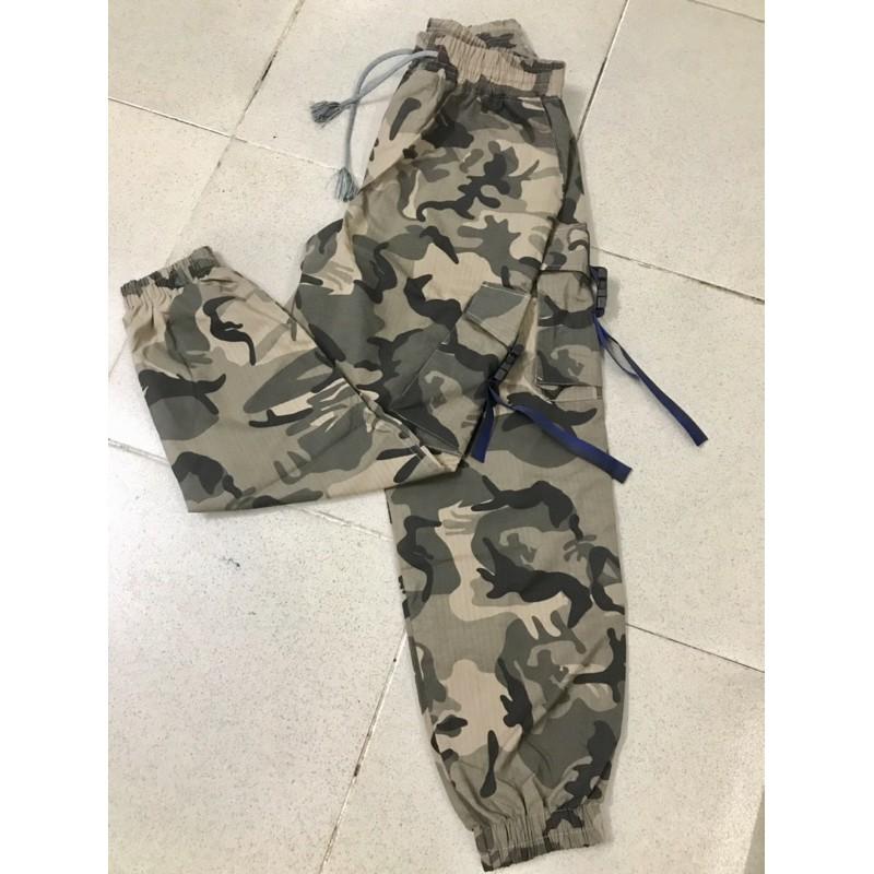 Quần jogger bo lai nam và nữ