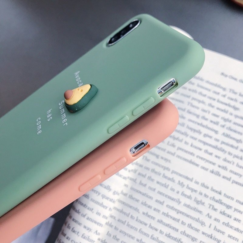 Ốp Lưng iPhone Trái Cây Tí Hon Trơn Dễ Thương Dành Cho iPhone 6 / 6 Plus / 7 / 7 Plus / 8 / 8 Plus / X / Xs / Xs Max / 11 / 11 Pro / 11 Pro Max / 12 / 12 Pro / 12 Pro Max