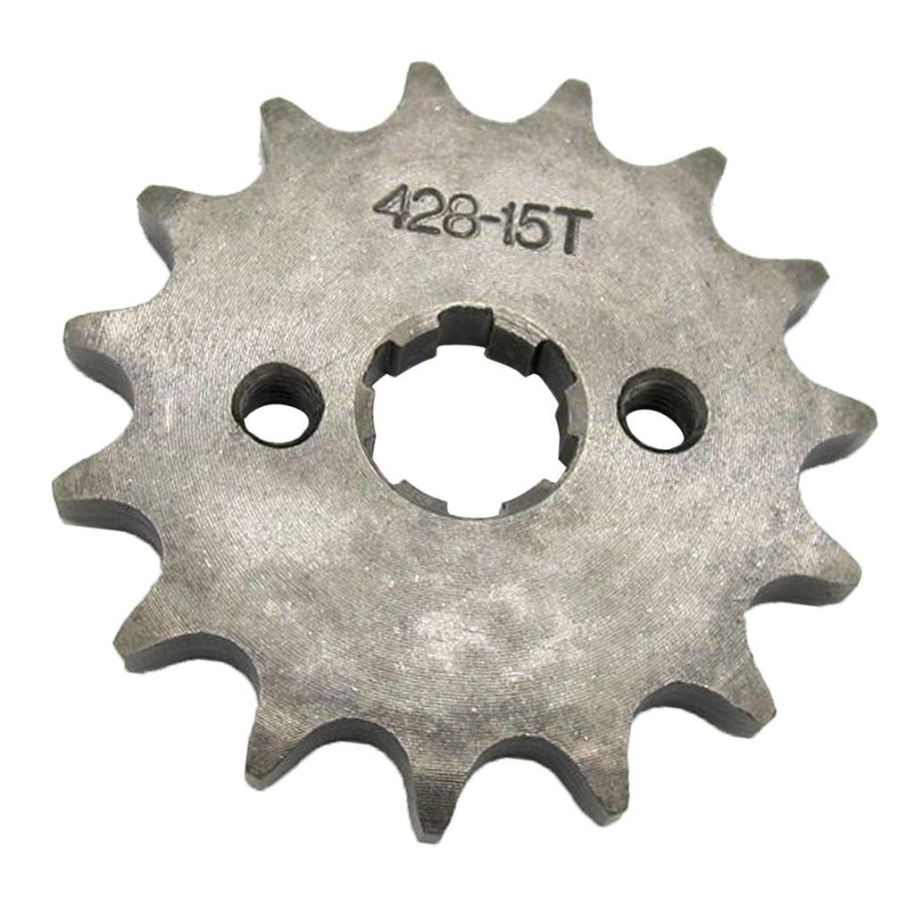 15T 428 Chain/Pitch Front Sprocket Cog /Trail/Dirt bike ATV Quad 17mm