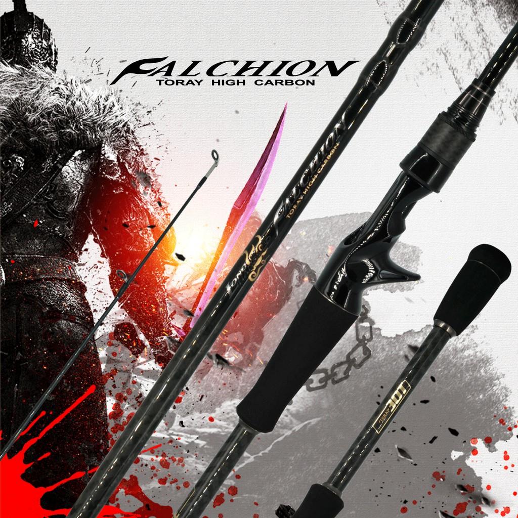CẦN CÂU MÁY NGANG FALCHION /CẦN FALCHION TORAY HIGH CARBON