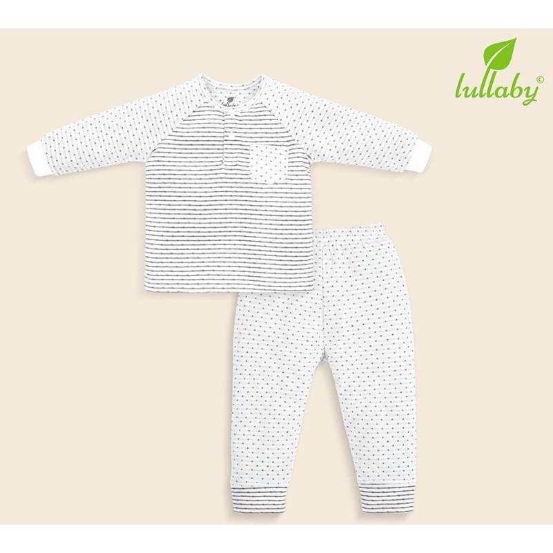 Bộ raglan/bổ nẹp cotton 2 lớp Lullaby