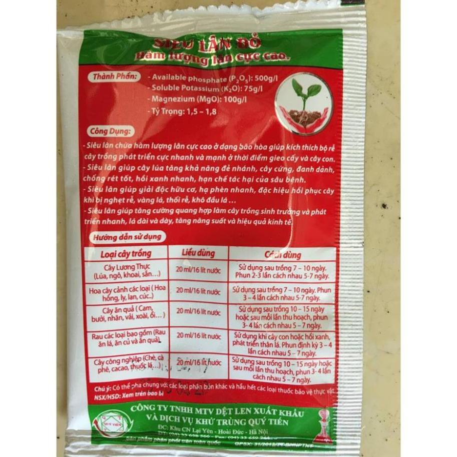 Siêu lân đỏ- Ra rễ cực mạnh 20ml dùng hiệu quả cho lan, cây cảnh trồng chậu