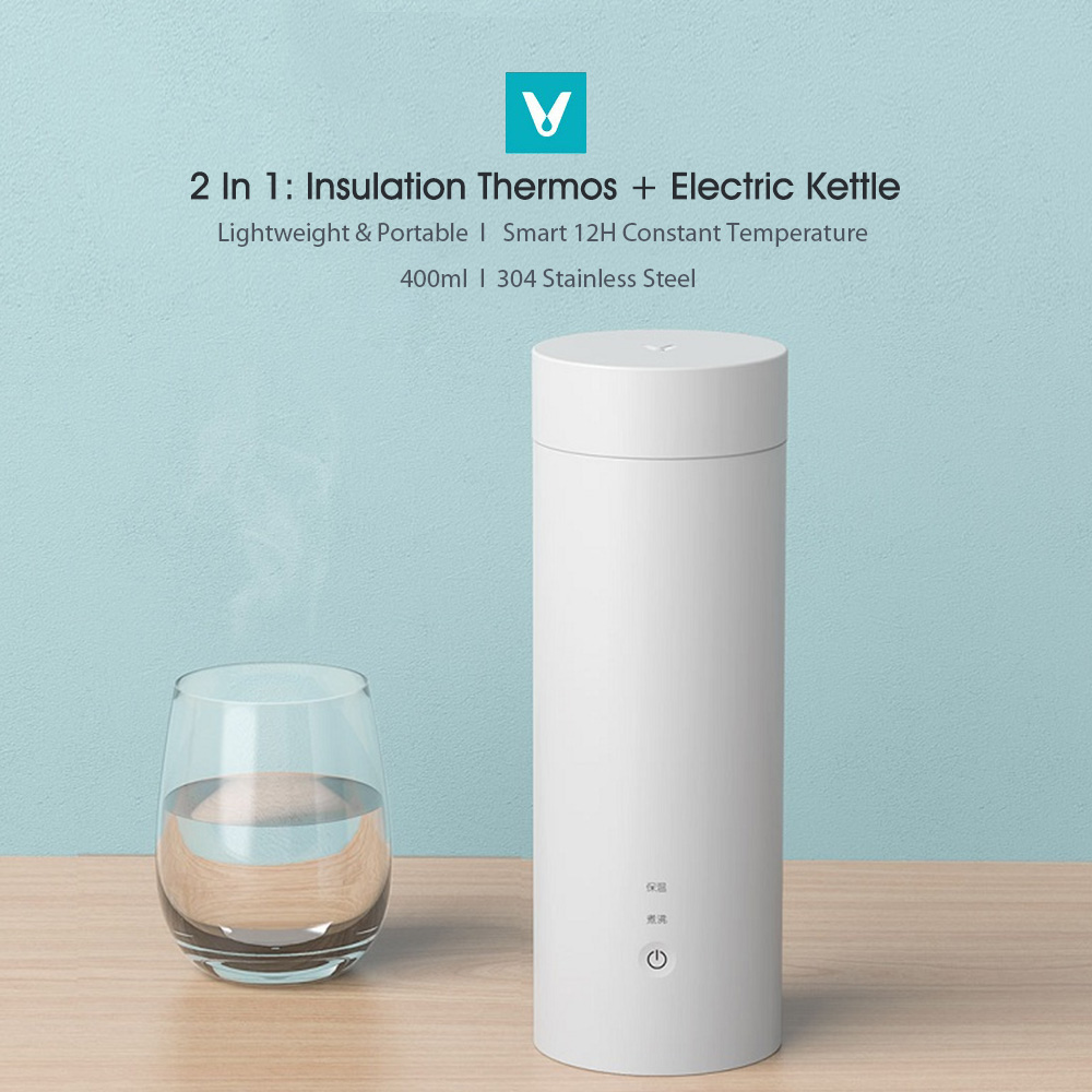 Bình Giữ Nhiệt Tích Hợp Đun Sôi Cầm Tay Xiaomi VIOMI Electric Thermos 2 in 1 - Hàng Nhập Khẩu