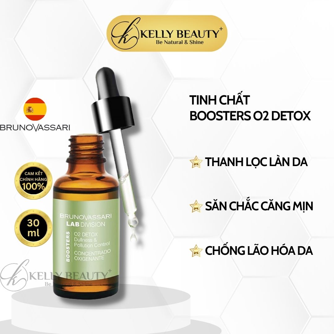 Tinh Chất Thanh Lọc Làn Da Lab Division Boosters O2 Detox - Bruno Vassari | Kelly Beauty