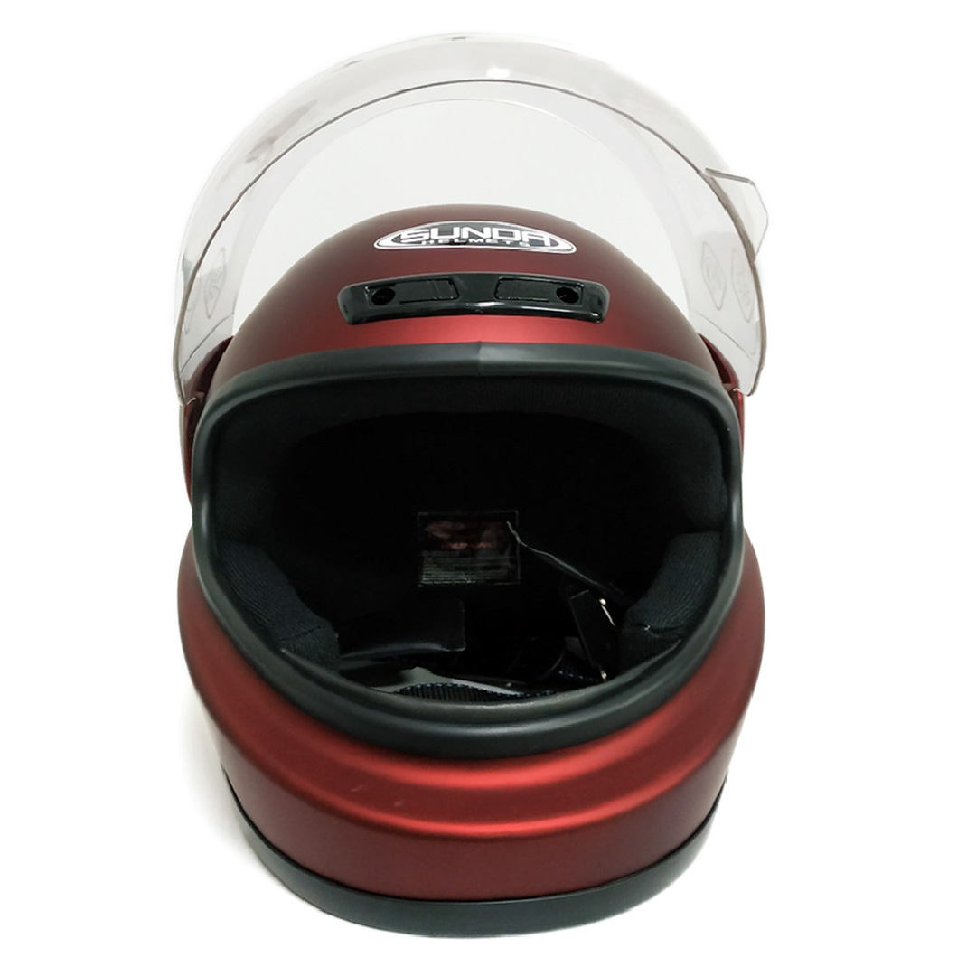 Mũ bảo hiểm fullface hàm SUNDA 555 trơn