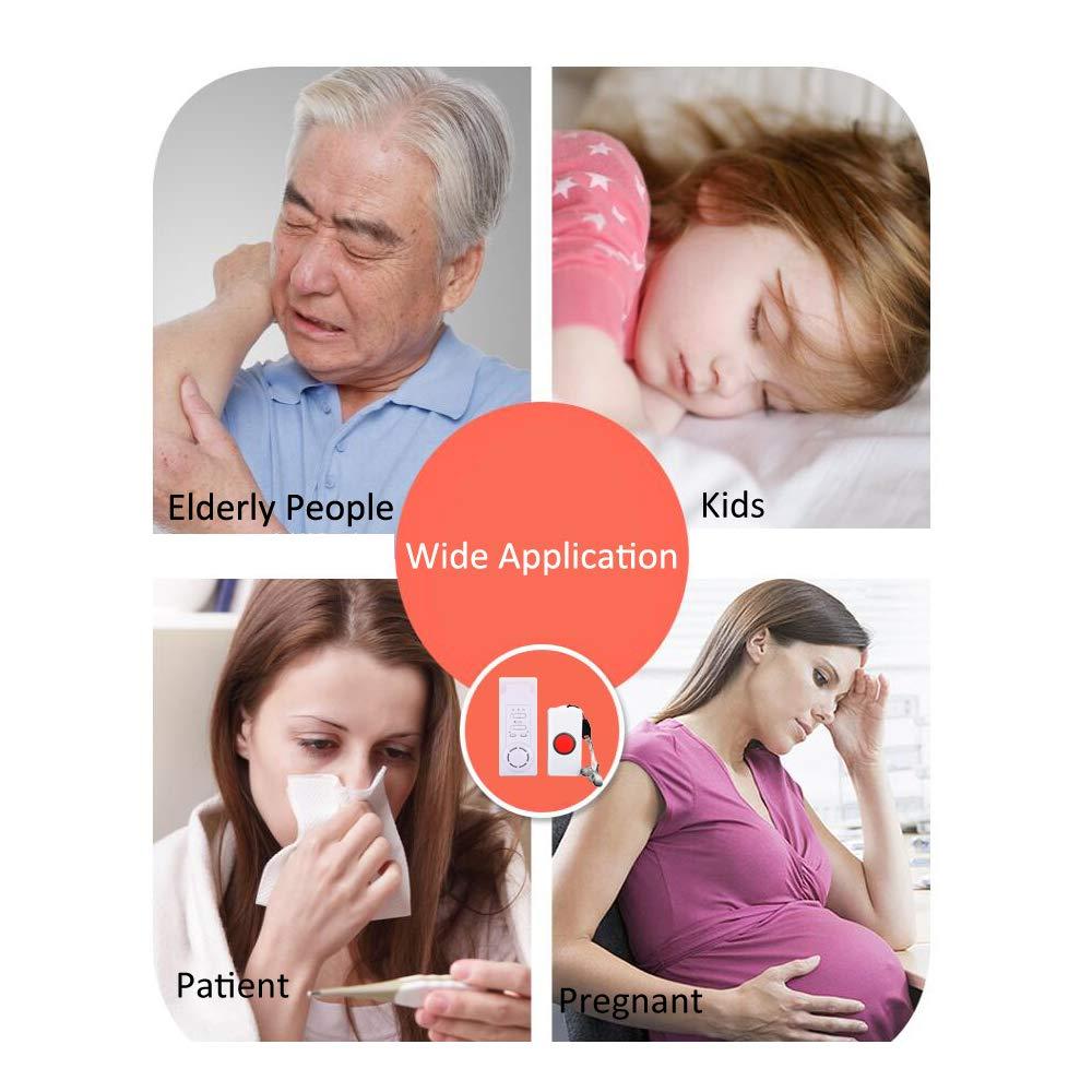 Báo động nhà báo động bệnh nhân Người cao tuổi Hệ thống báo động cá nhân và máy nhắn tin cảnh báo nút khẩn cấp