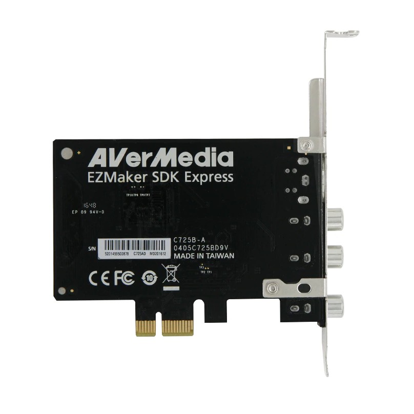 Card Chuyển Đổi PCI Ex Sang AV, S-Video AVERMEDIA C725B - Hàng Chính Hãng