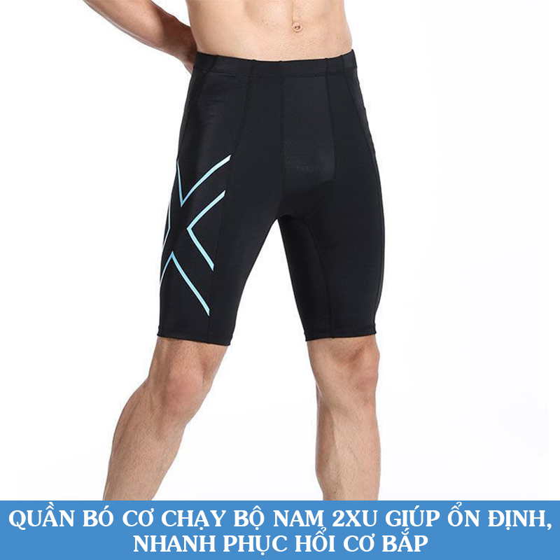 Quần bó cơ chạy bộ nam 2XU giữ ổn định và nhanh phục hồi cơ bắp