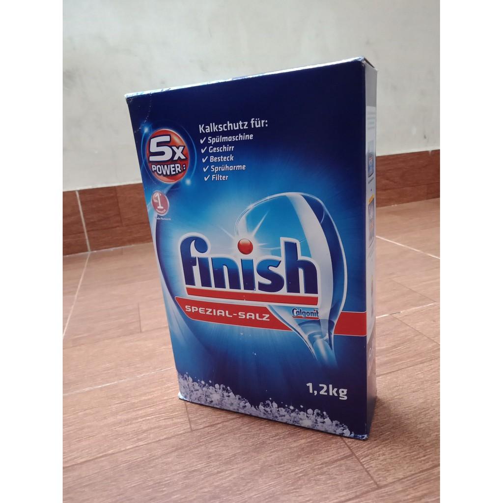 Combo bột bóng muối Finish cho máy rửa chén