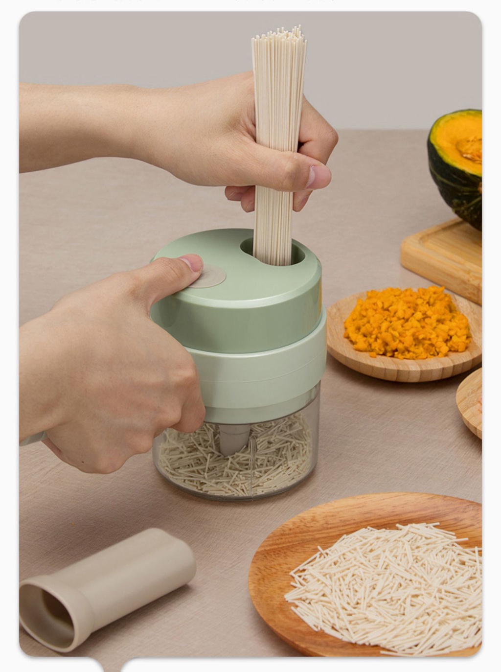 Máy xay mini cầm tay 3 trong 1 dễ dàng vệ sinh - Chính hãng MINIIN