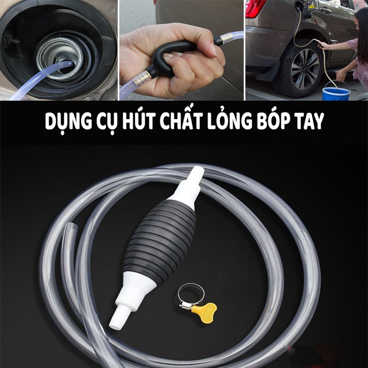 Ống hút chất lỏng cầm tay , ống hút rượu , xăng dầu bóp tay