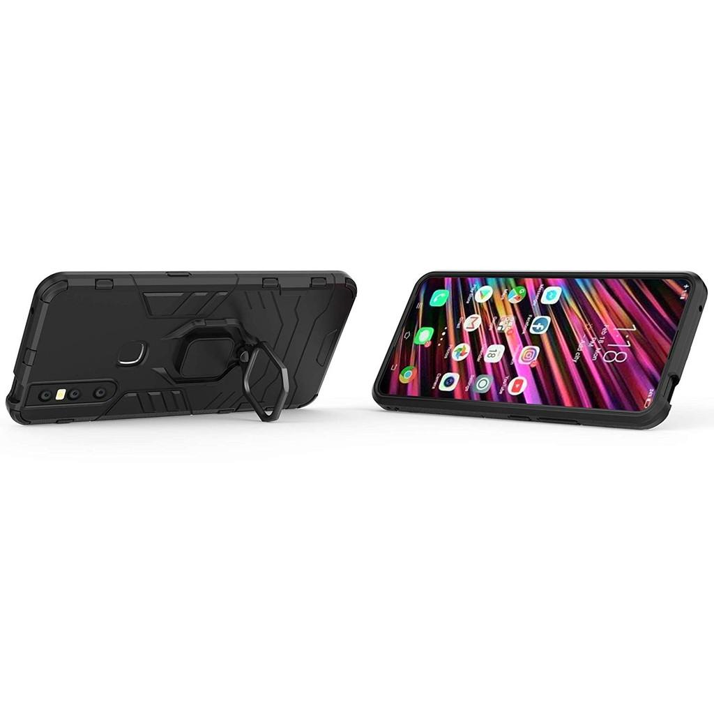 Ốp lưng cho Vivo V15 iron man chống sốc kèm nhẫn xoay chống xem video bảo vệ camera
