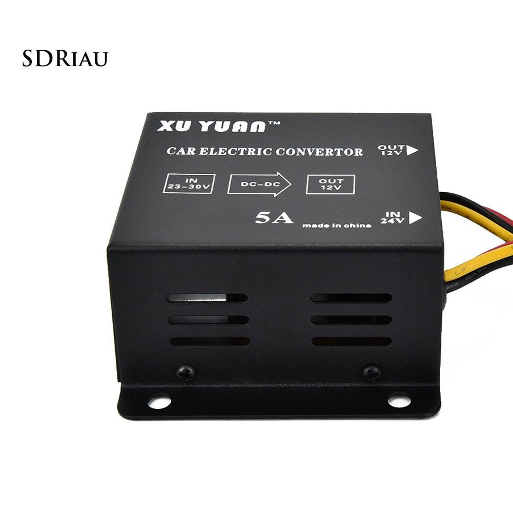 Bộ Chuyển Đổi Điện Áp 5a 24v Sang 12v Chuyên Dụng Cho Xe Hơi