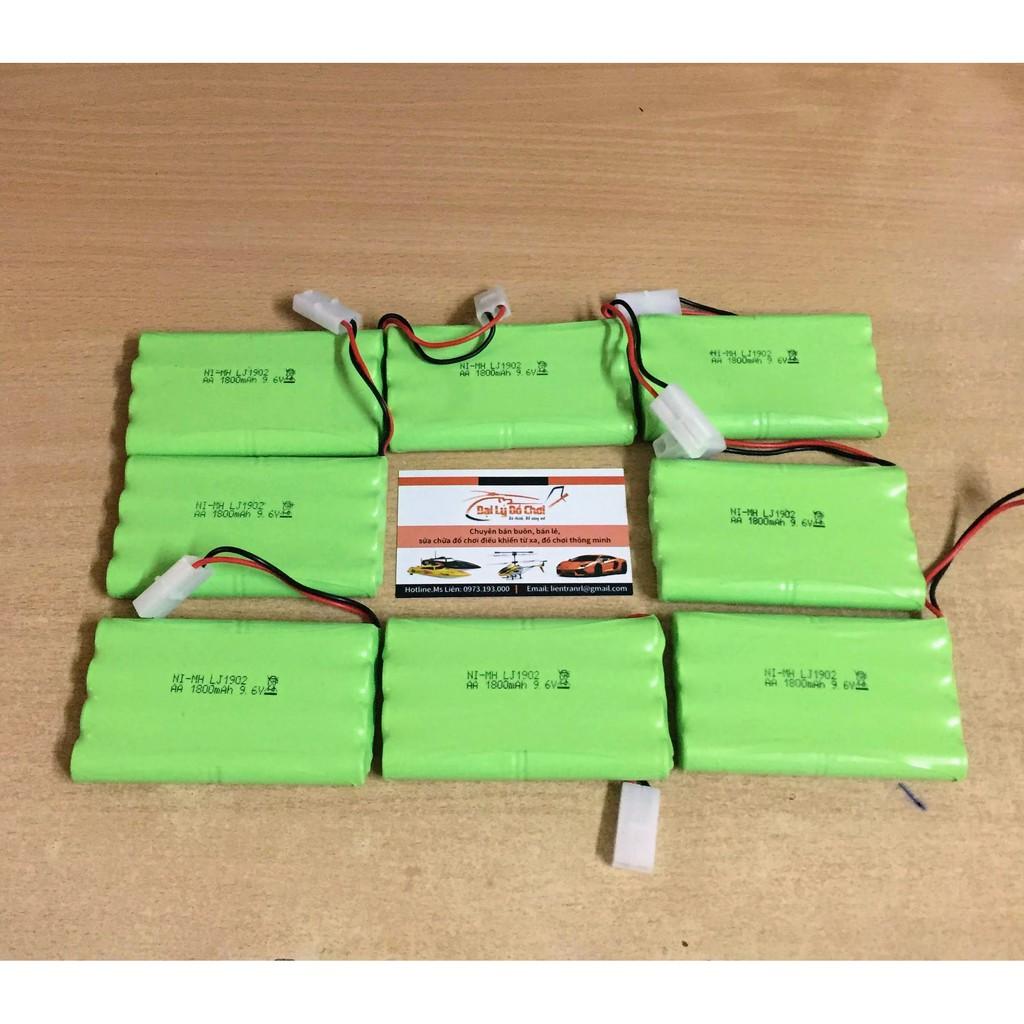 Pin sạc 9.6V 1800mAh chân ket2p