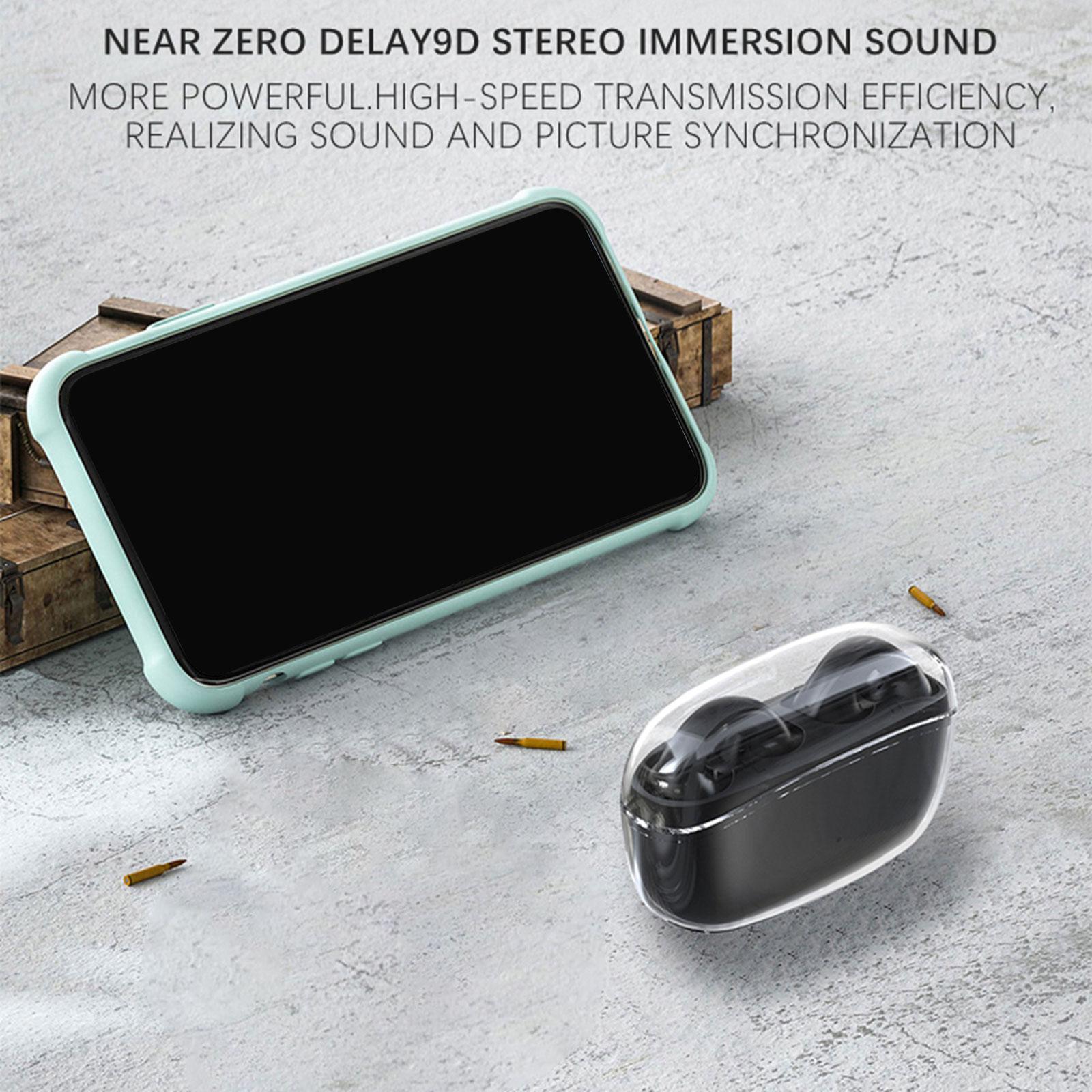 Wireless Ear Clip Headphone Low Latency Earphone for Running Driving Cycling