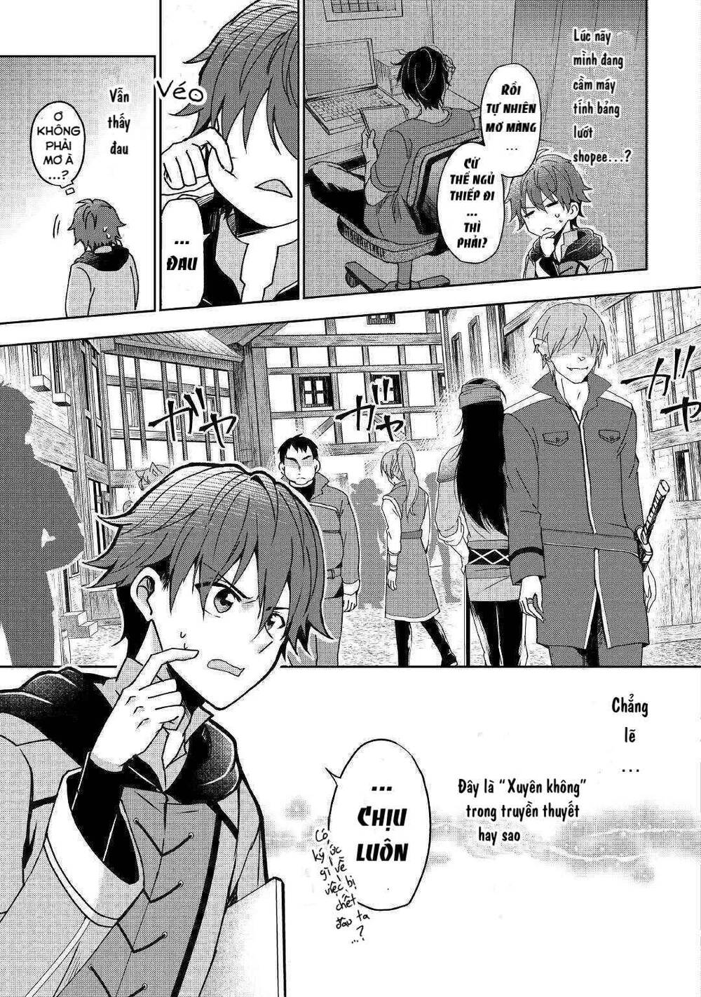 xuyên không cực mạnh cùng máy tính bảng siêu cheat chapter 1 4