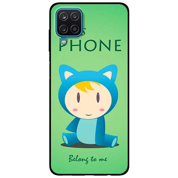 Ốp lưng dành cho Samsung A12 mẫu Mèo Xanh