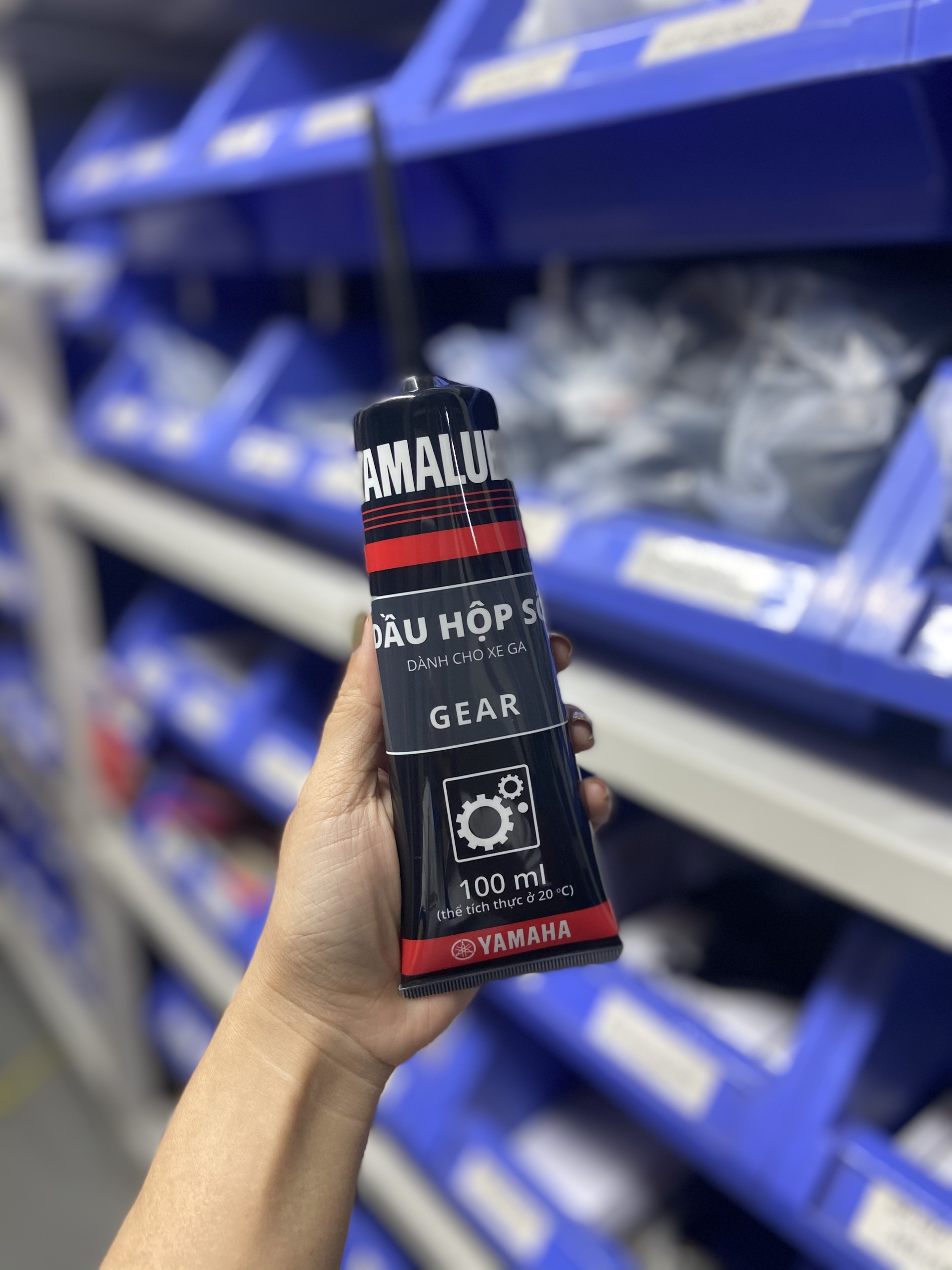 Nhớt hợp số YAMALUBE 100 ml dành cho xe tay ga, nhớt láp, dầu bánh răng truyền động chính hãng YAMAHA