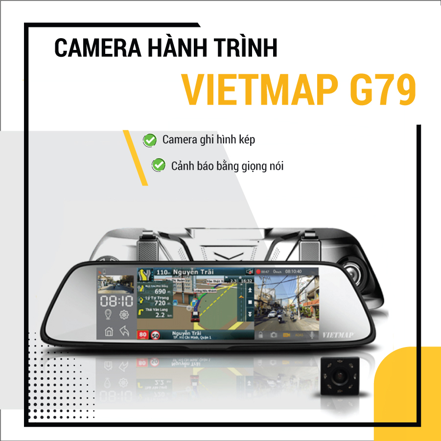 Camera hành trình Vietmap G79 - Hàng chính hãng