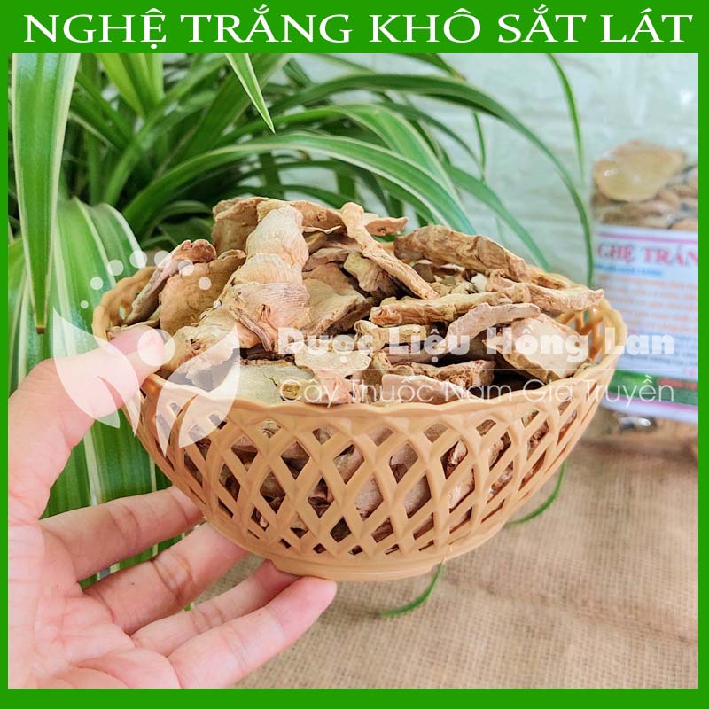 Hình ảnh Củ Nghệ Trắng khô sắt lát 500gram