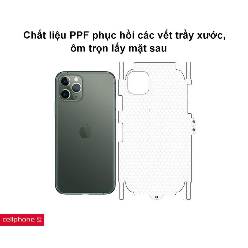 Miếng dán dẻo PPF dành cho mặt lưng iPhone