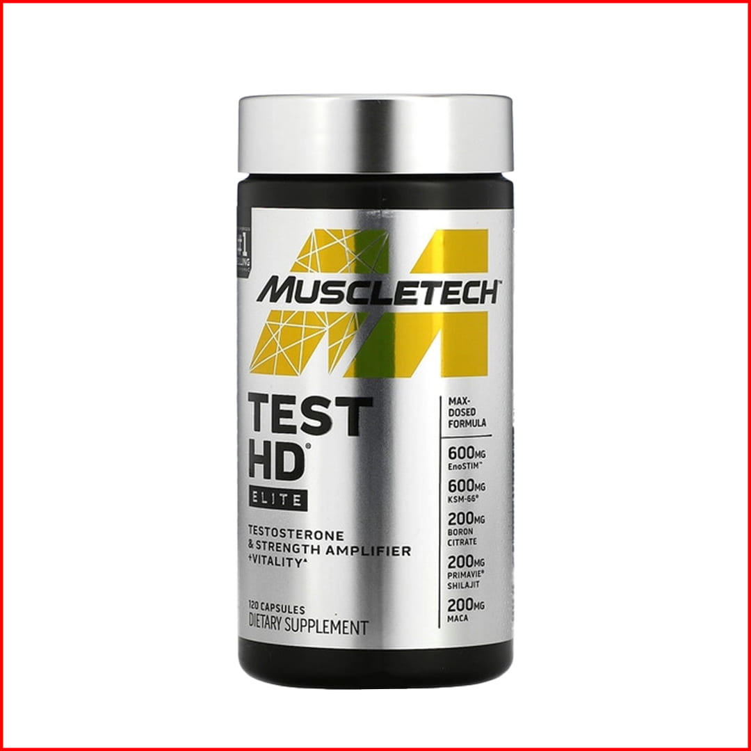 MuscleTech Test HD 120v – Thực phẩm Bổ sung Tăng Cơ cho người tập luyện