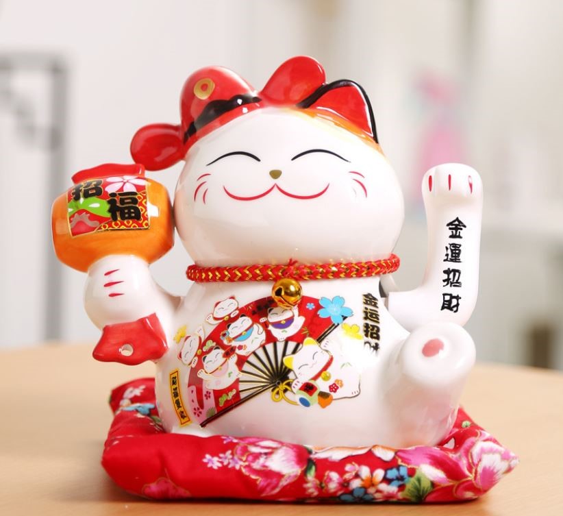 Mèo sứ may mắn - Maneki Neco - 6