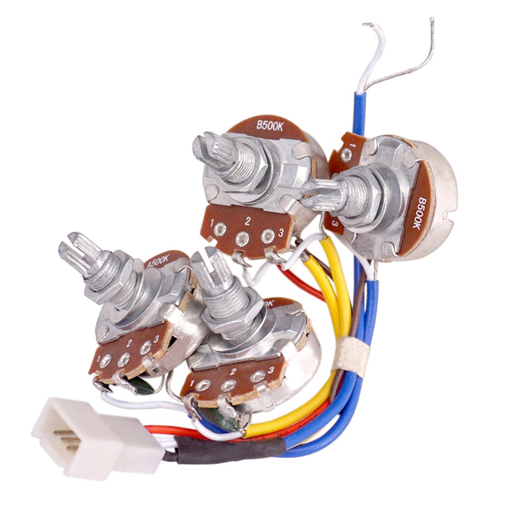 Guitar   Volume Control Pots 3 Way Toggle Switch Circuit Wiring for